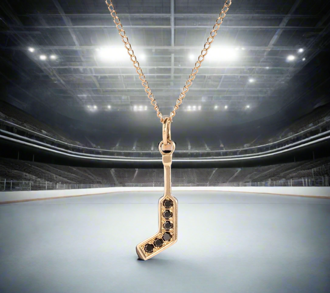 hockey goalie stick necklace