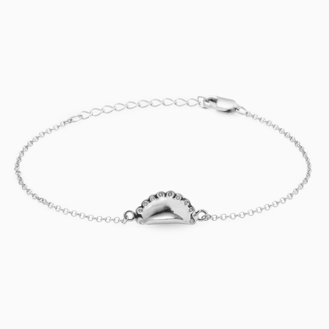 Pirogies Sterling Silver Bracelet