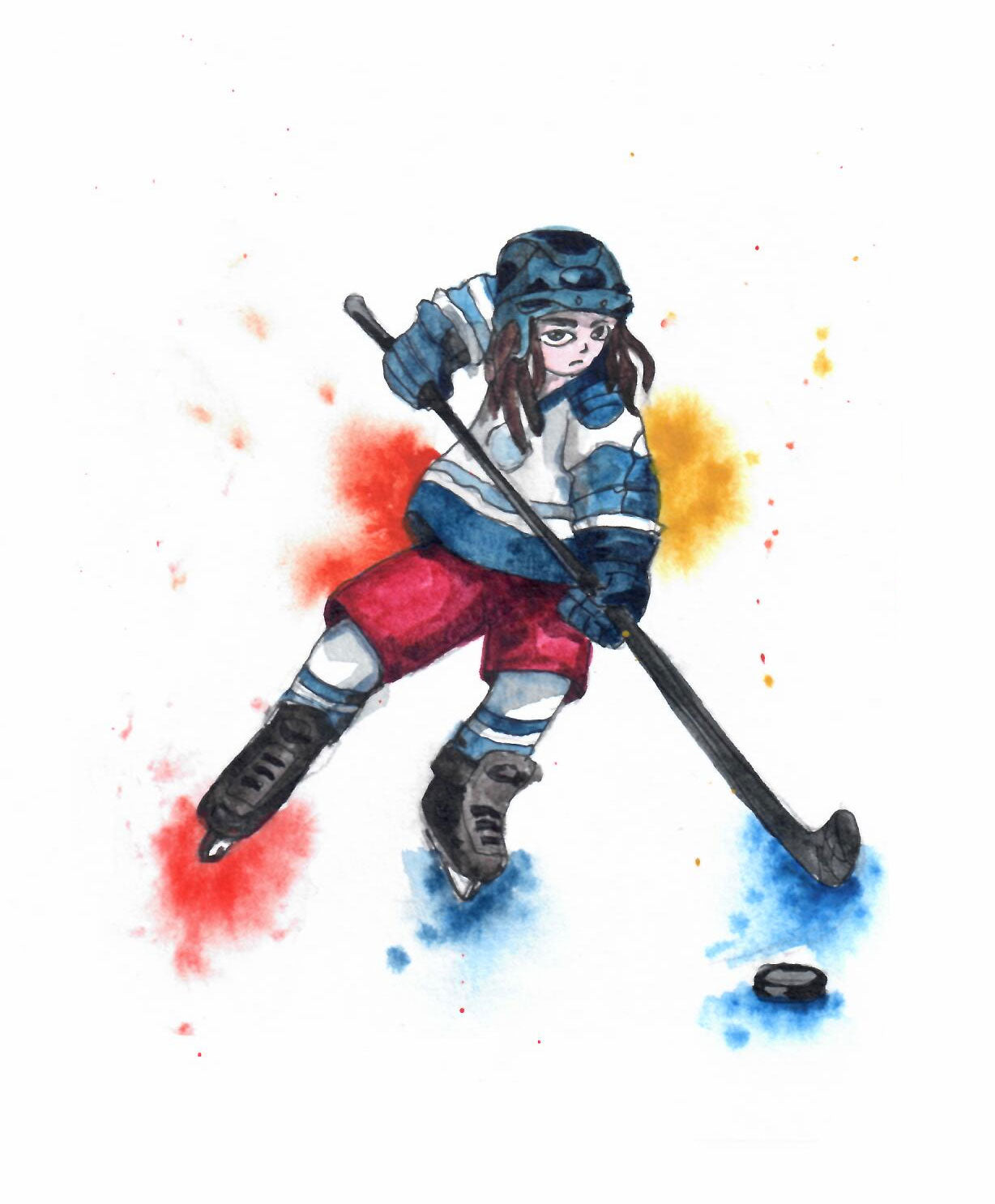 Hockey-Mädchen