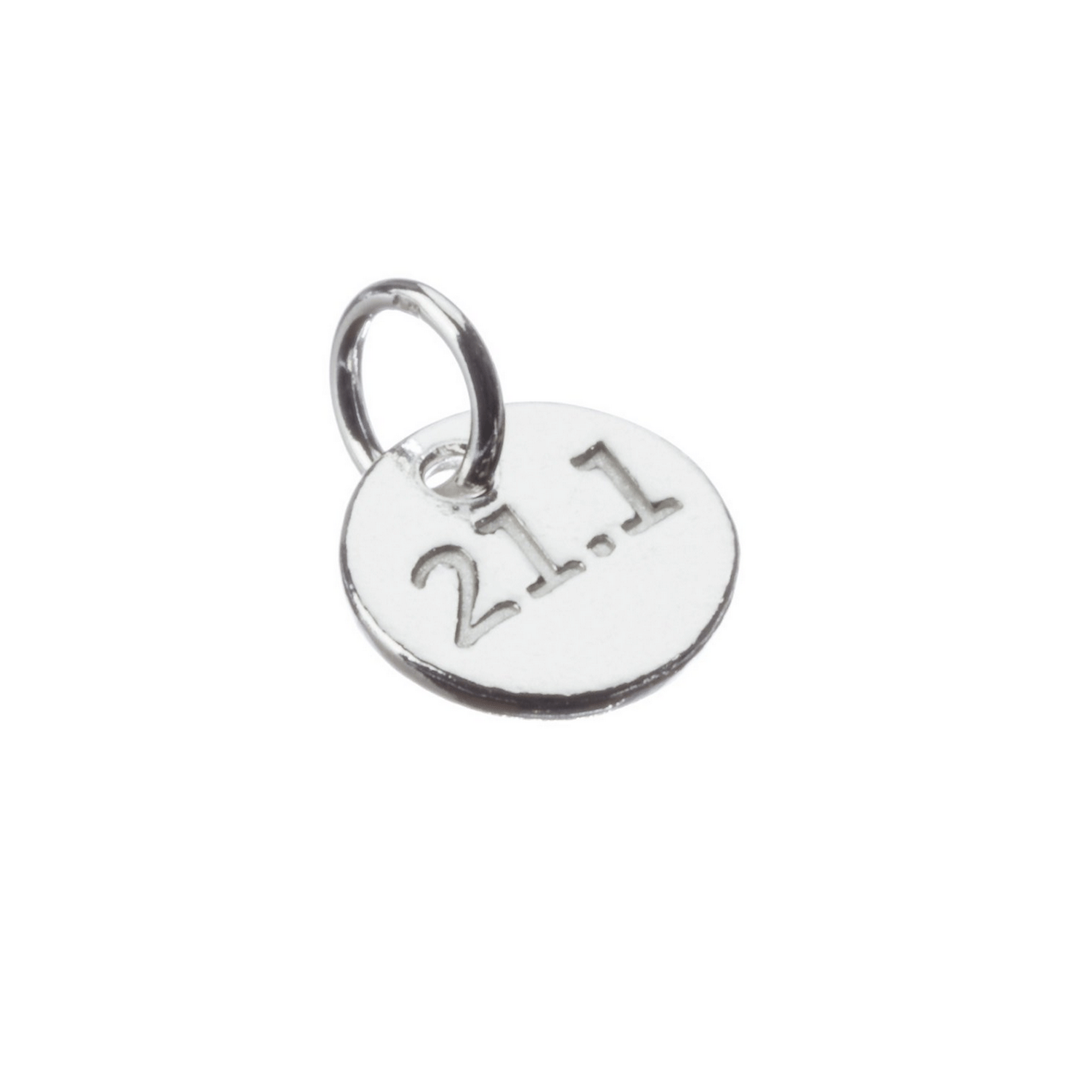 Charm de course en argent sterling